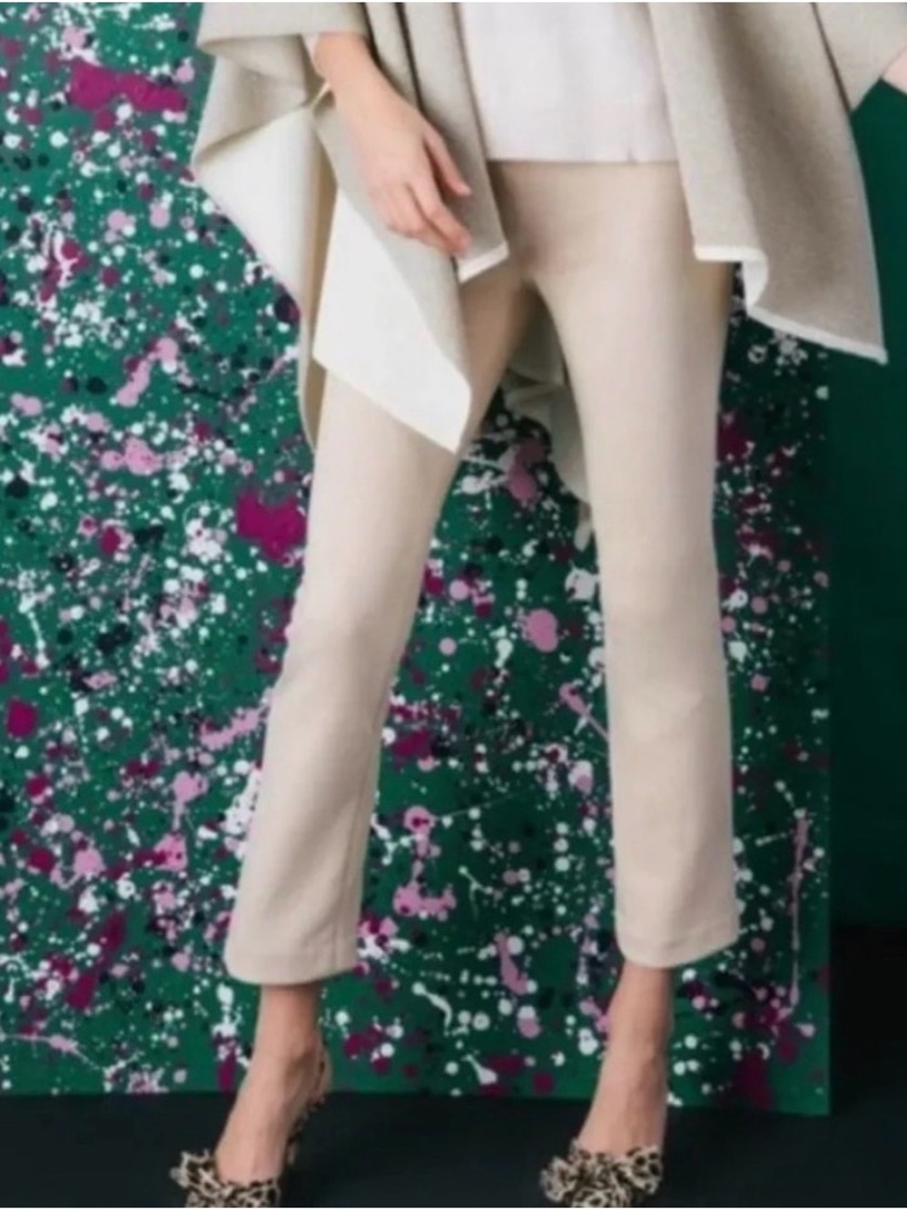 Tuckerneck - The Ashford Pants Faux Suede Women's Straight Cream